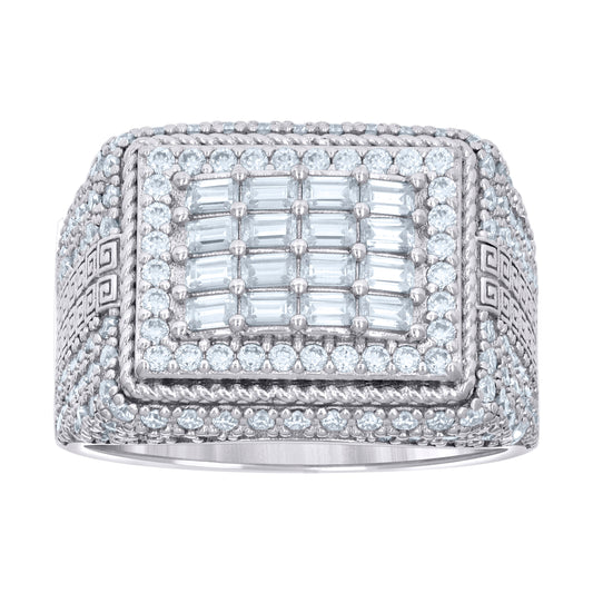 925 Sterling Silver R:1.57Ctw, B:0.91Ctw Moissanit