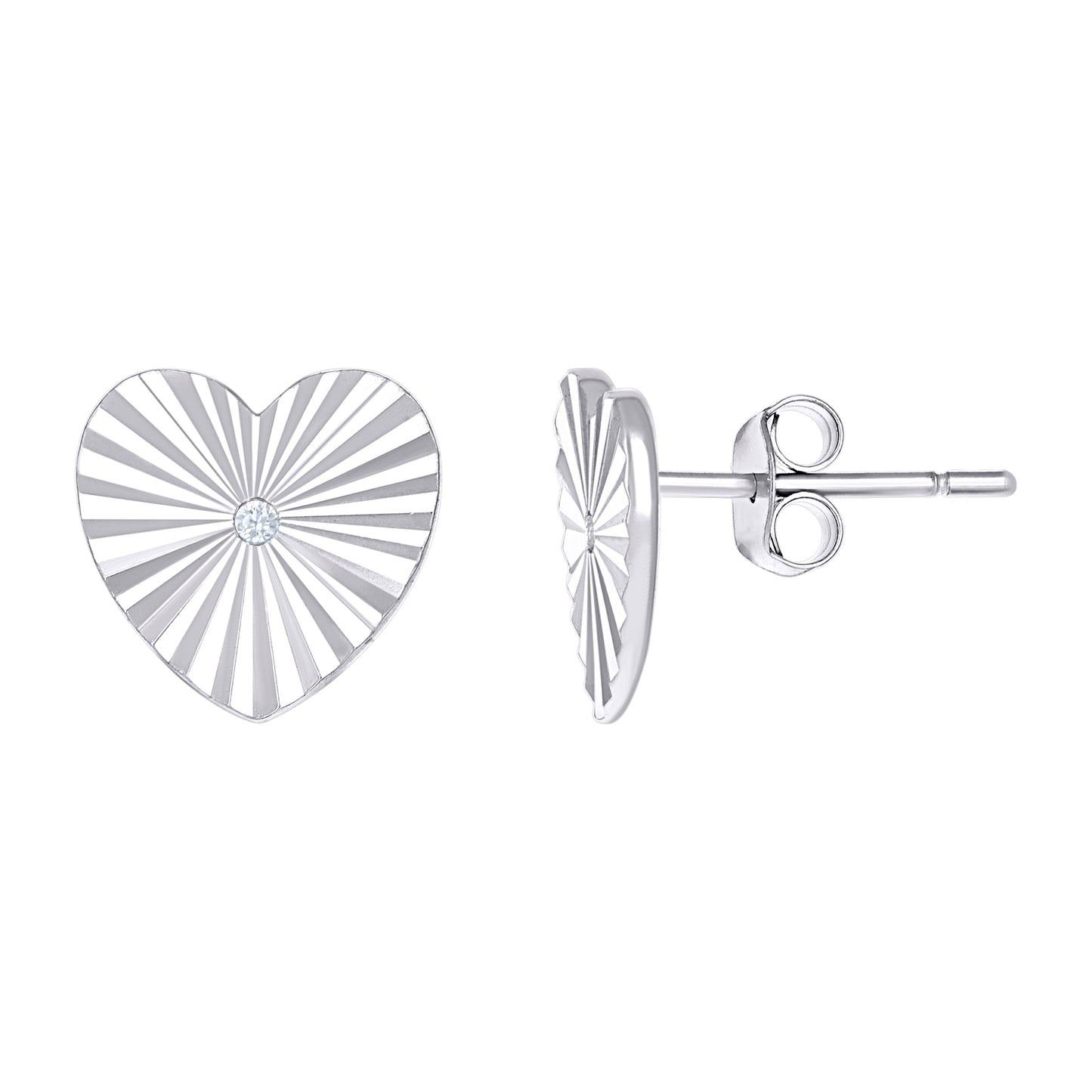 925 Sterling Silver Cz Earrings