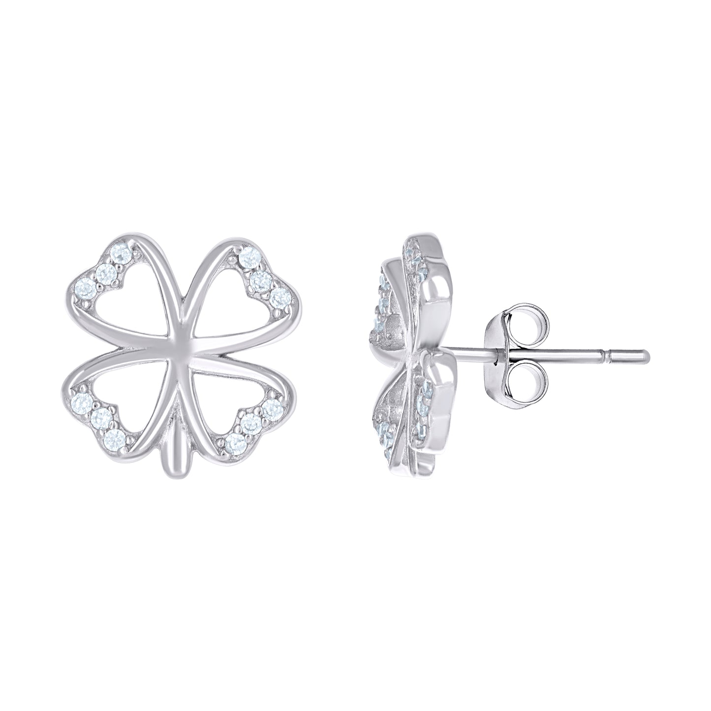 925 Sterling Silver Cz Earrings