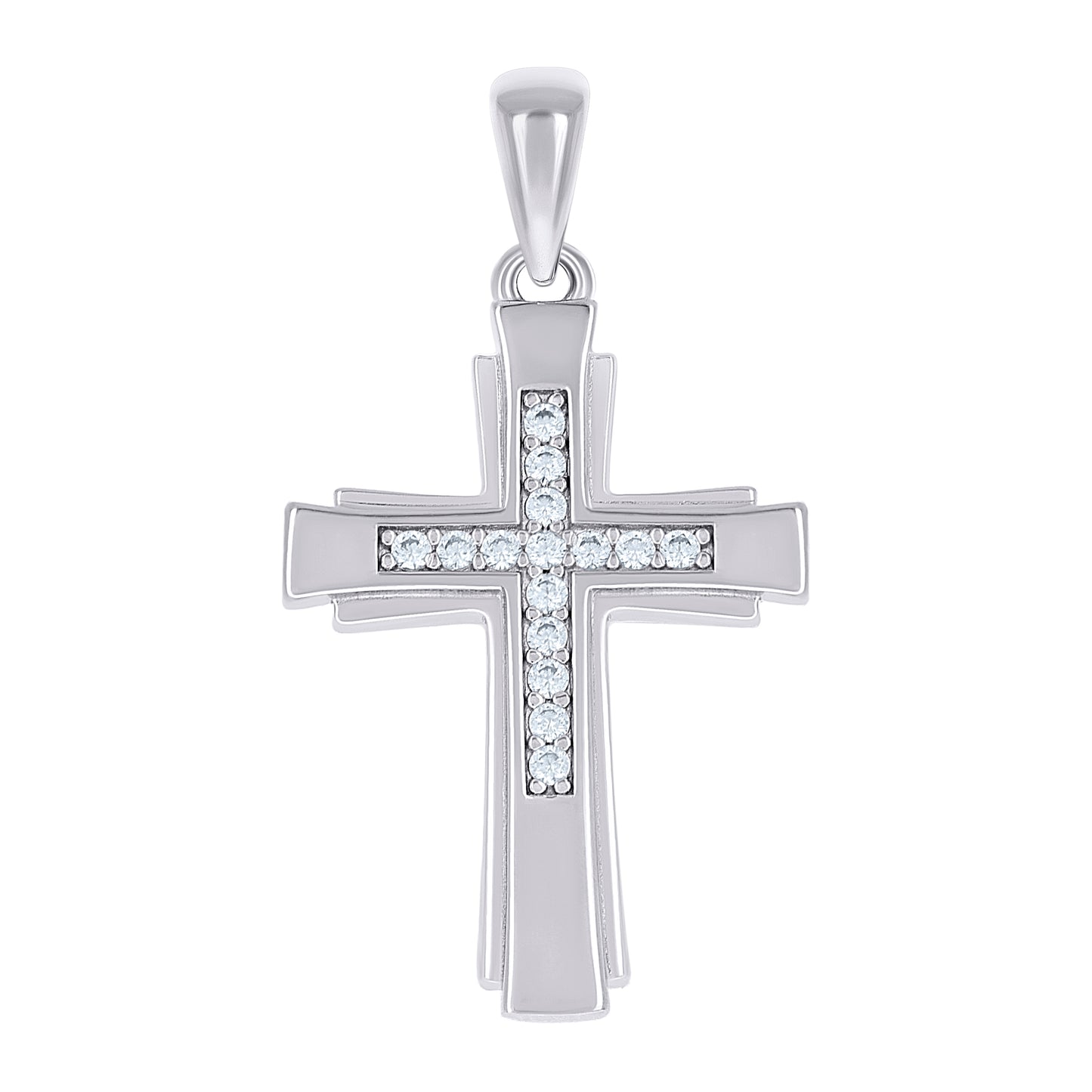 925 Sterling Silver Cz Pendant