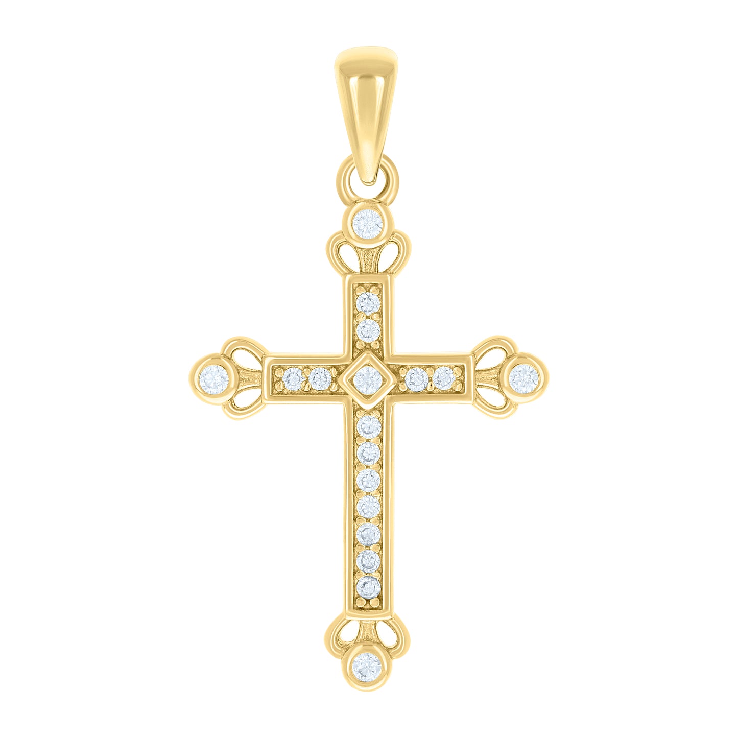 925 Sterling Silver Cz Pendant