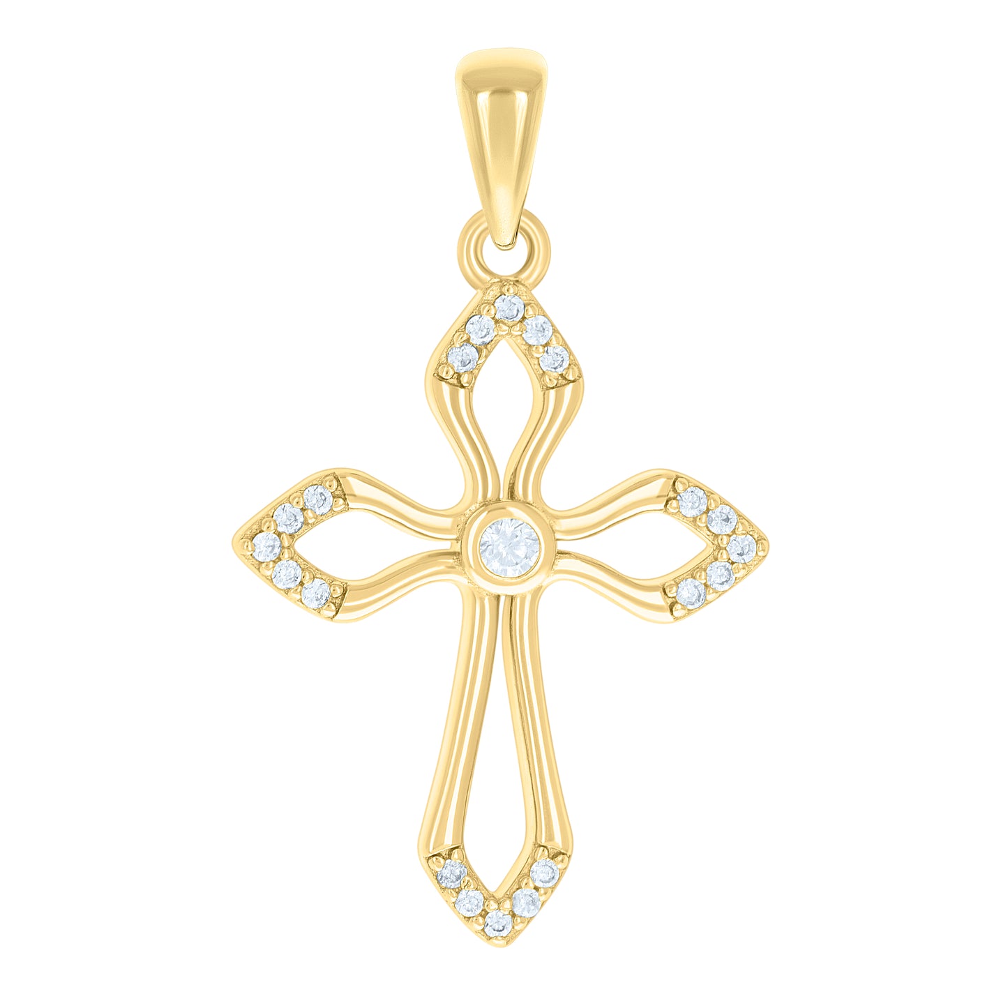 925 Sterling Silver Cz Pendant