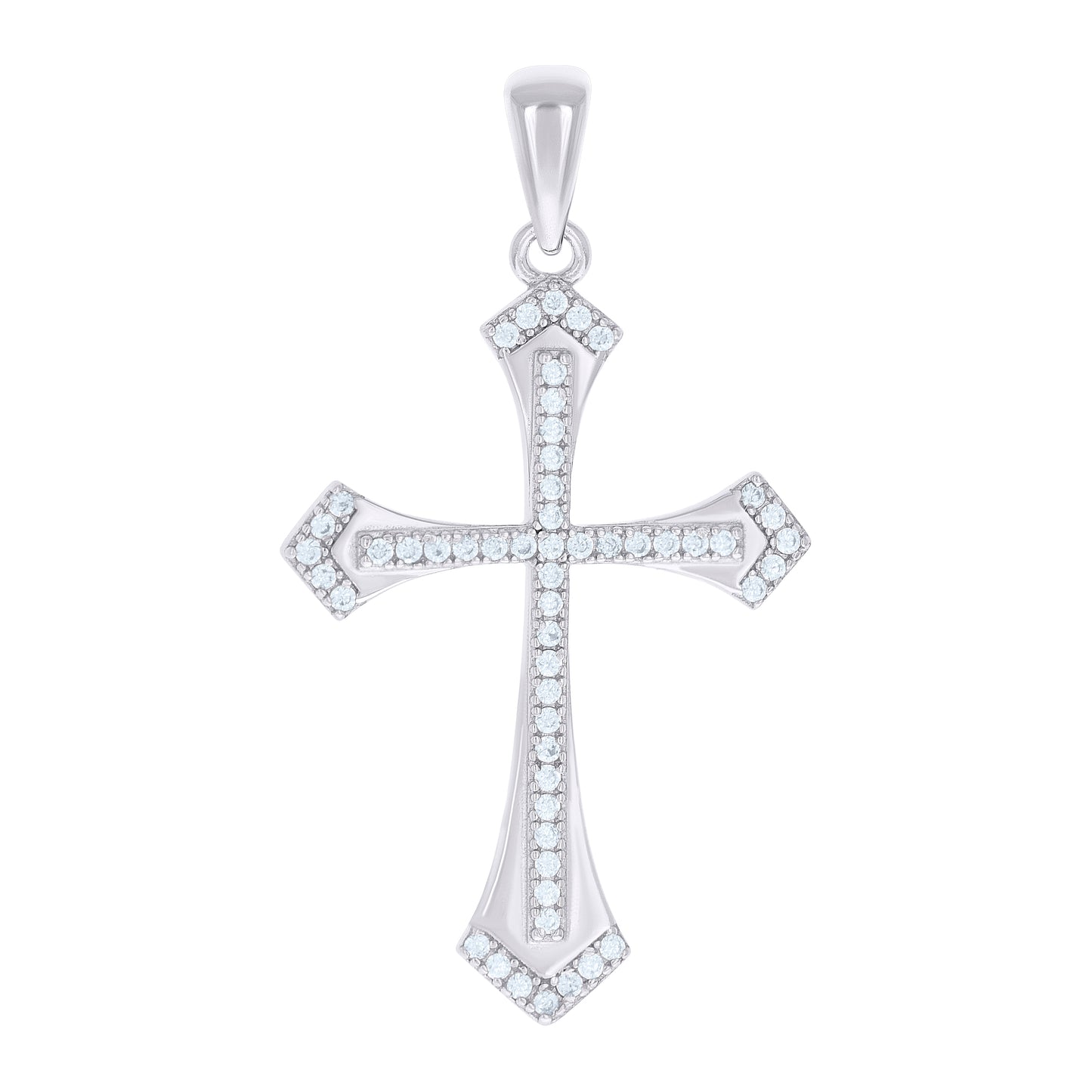 925 Sterling Silver Cz Pendant