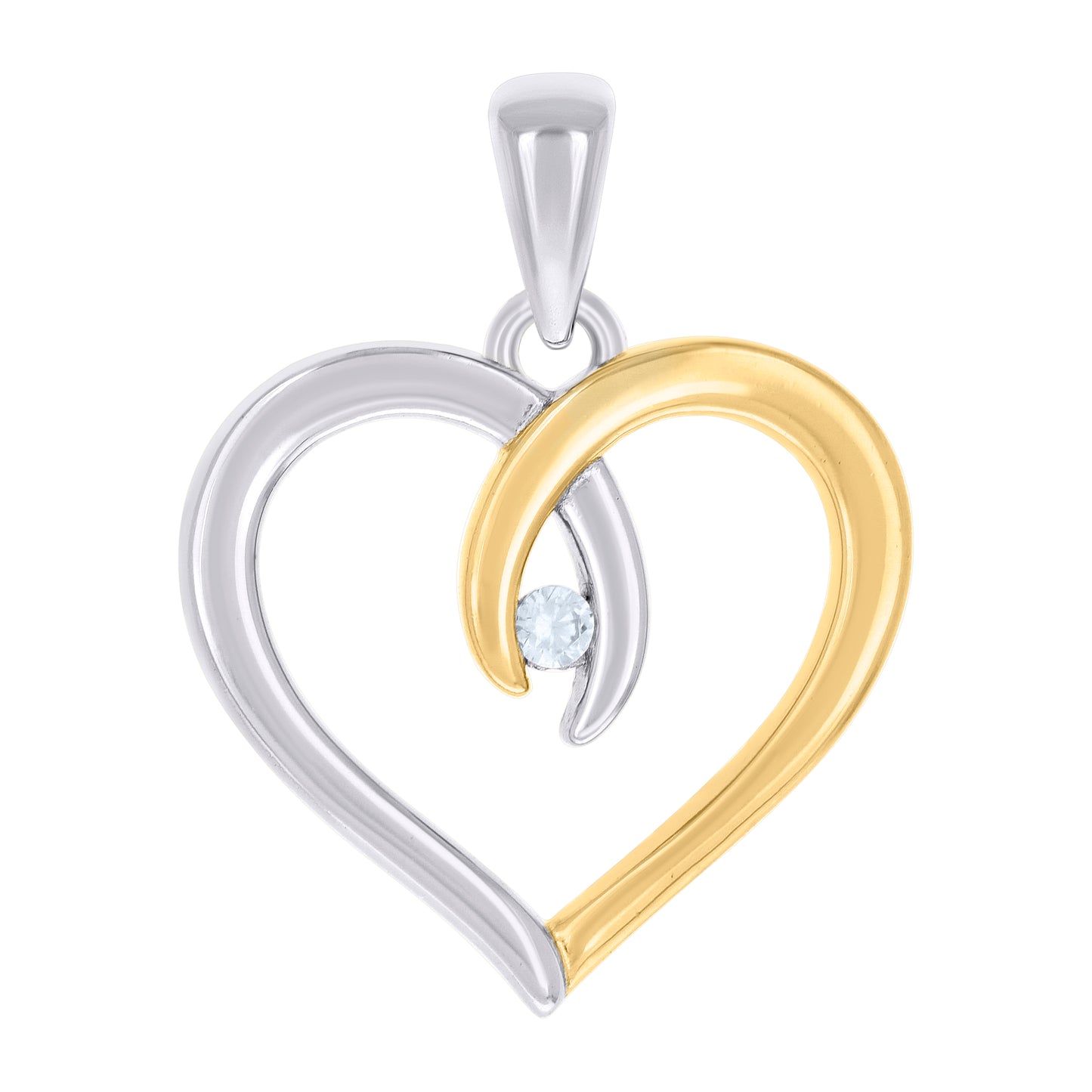 925 Sterling Silver Cz Pendant