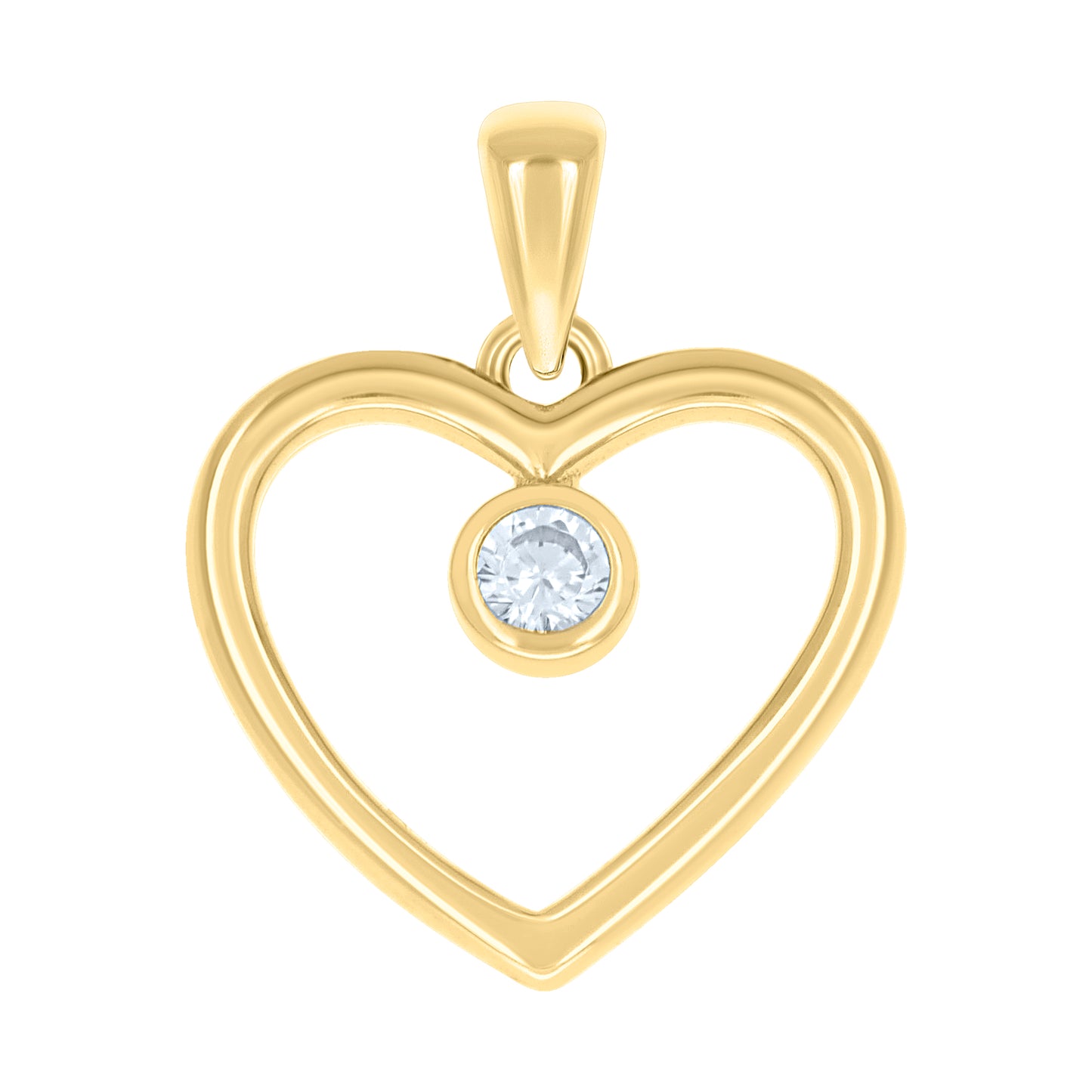 925 Sterling Silver Cz Pendant