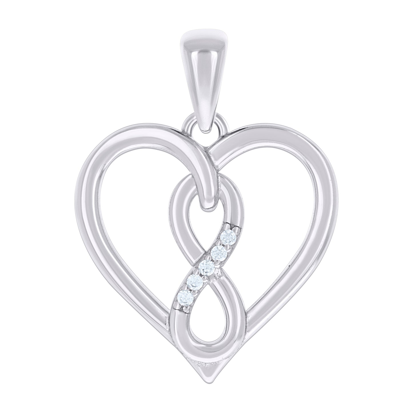 925 Sterling Silver Cz Pendant
