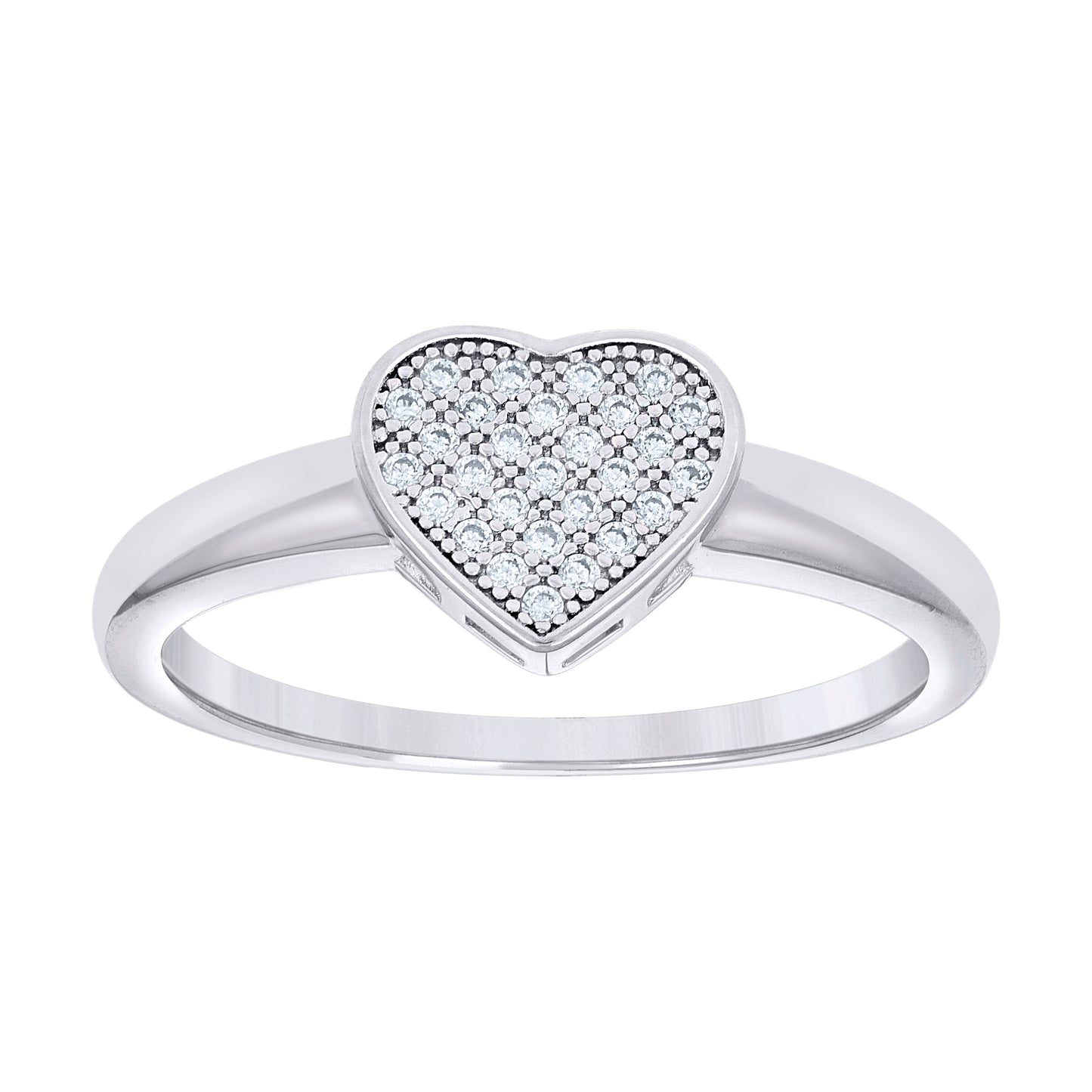 925 Sterling Silver Cz Ring S5