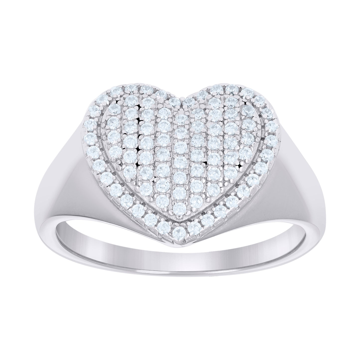 925 Sterling Silver Cz Ring S5