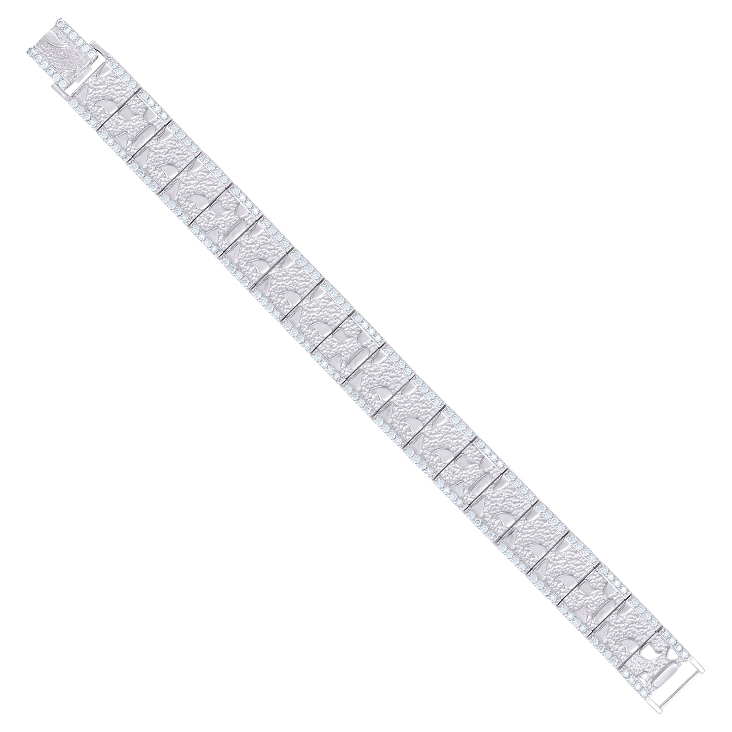 925 Sterling Silver Moissanite Bracelet 16mm