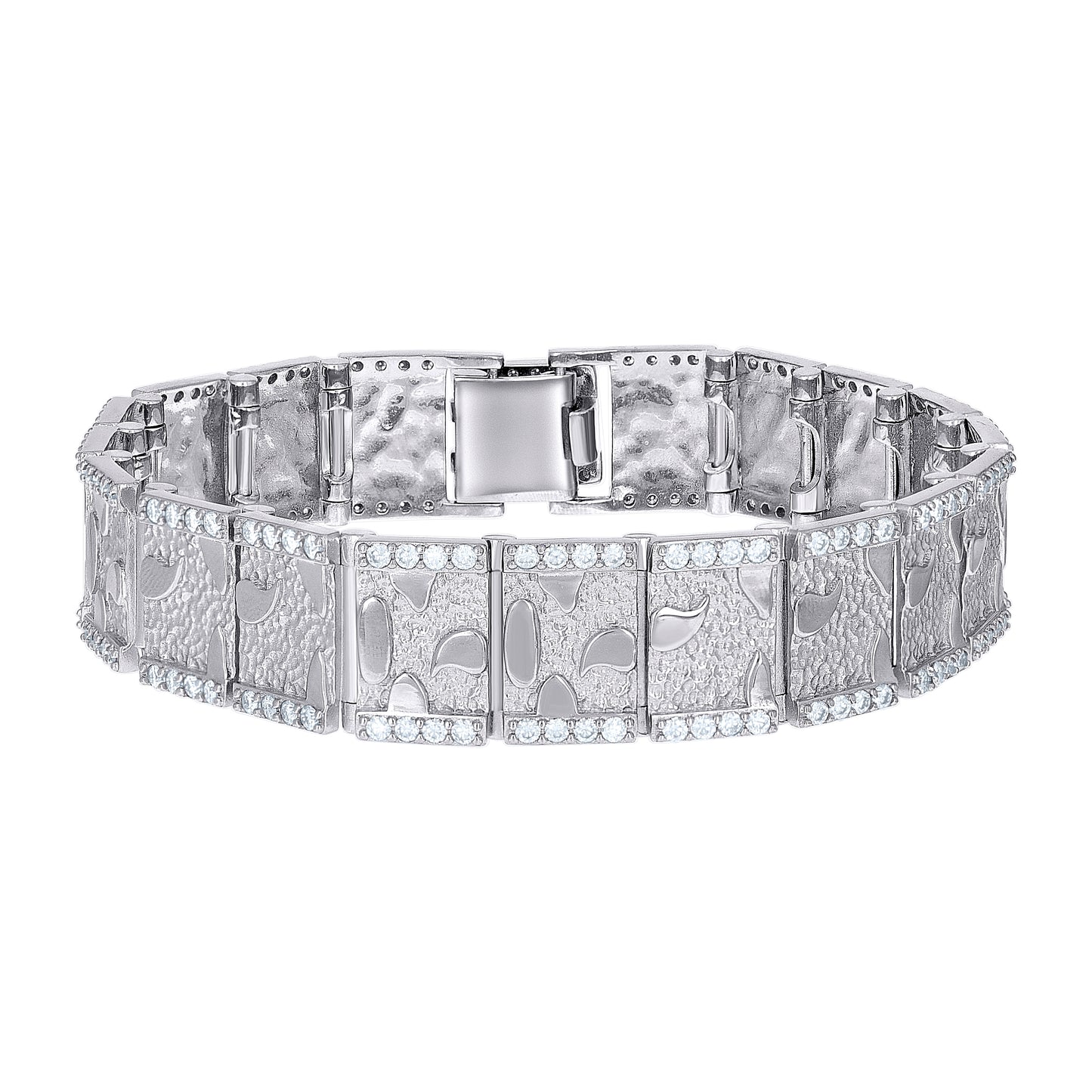 925 Sterling Silver Moissanite Bracelet 16mm