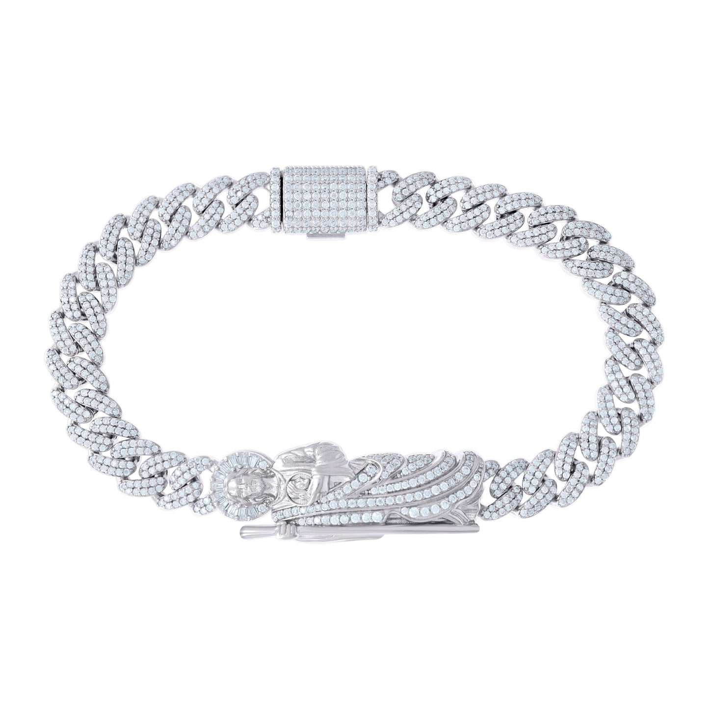 925 Sterling Silver R:5.11Ctw; B:0.43Ctw Moissanit