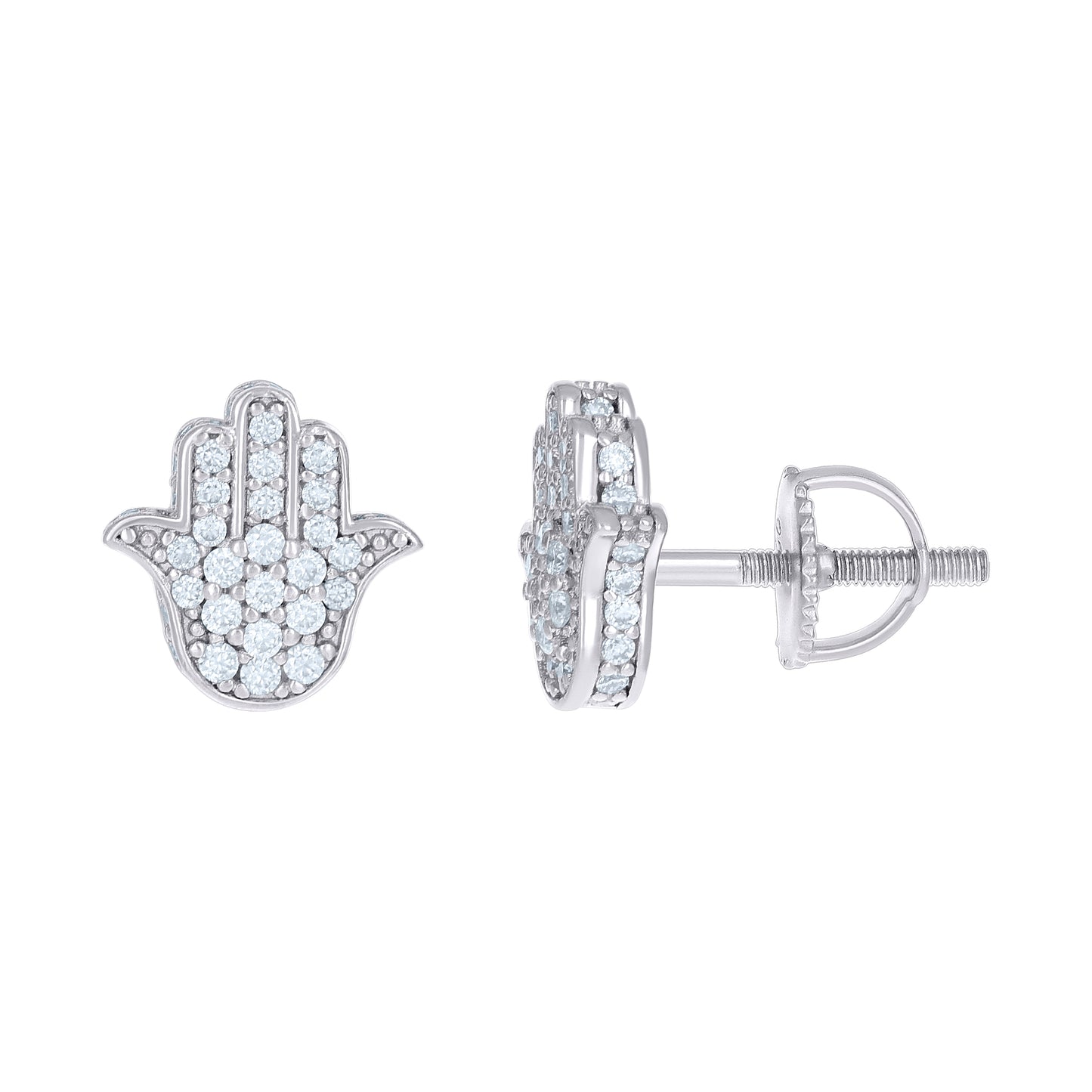 925 Sterling Silver Cz Earrings