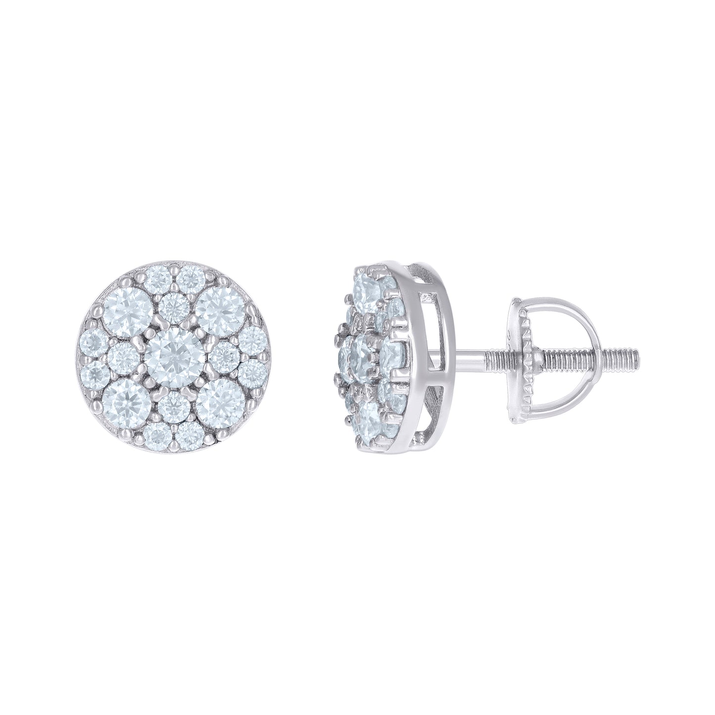 925 Sterling Silver Cz Earrings