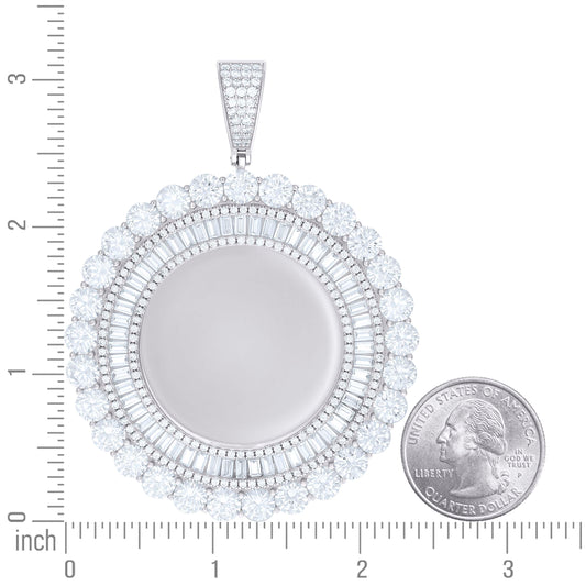 925 Sterling Silver Cz Pendant