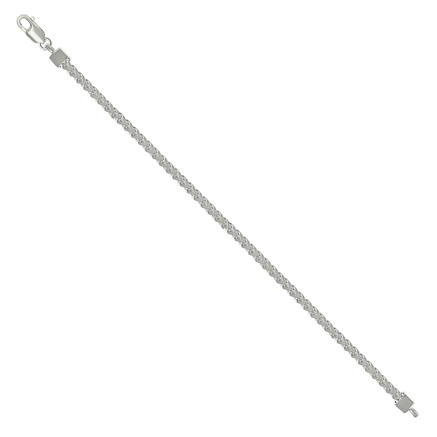 925 Silver Hollow Franco Chain Silver 4.2mm