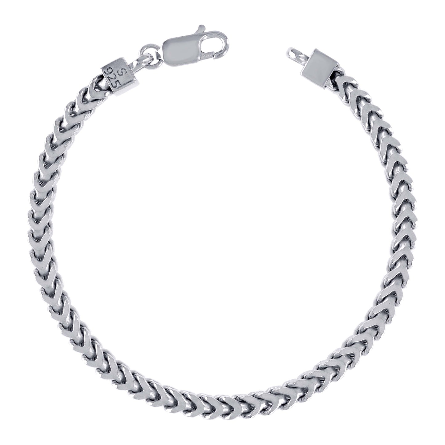 925 Silver Hollow Franco Chain 4.3mm