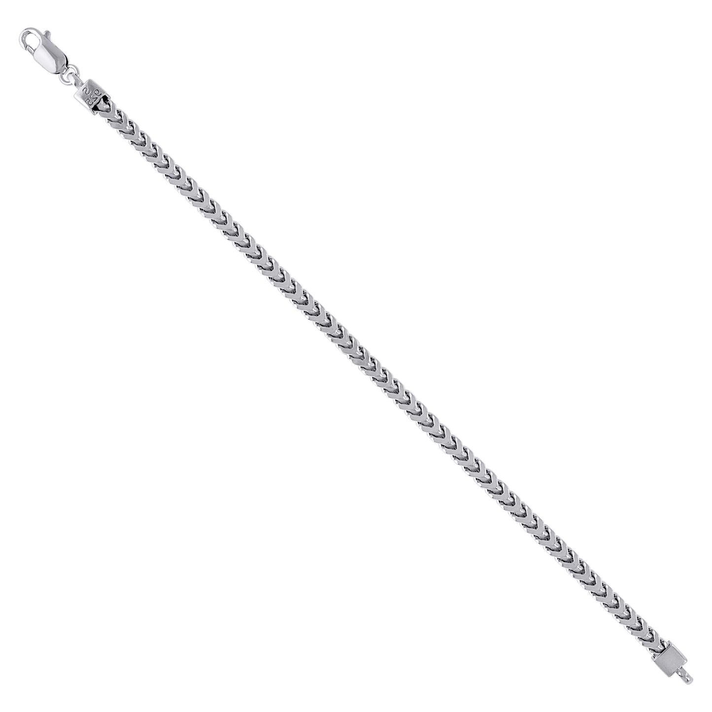 925 Silver Hollow Franco Chain 4.3mm