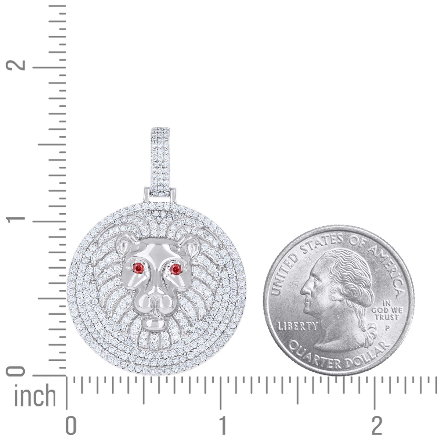 925 Sterling Silver Moissanite Pendant