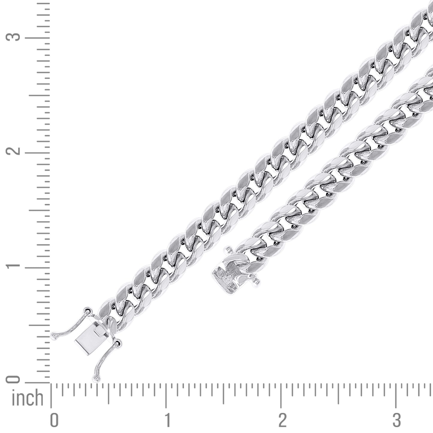 925 Silver Hollow Miami Cuban Chain 6.3mm