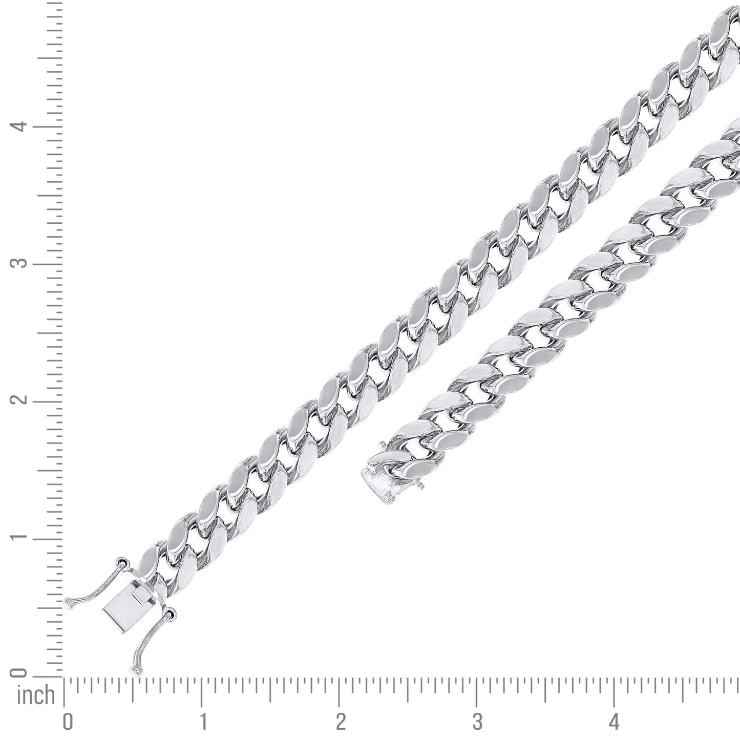 925 Silver Hollow Miami Cuban Chain 11mm