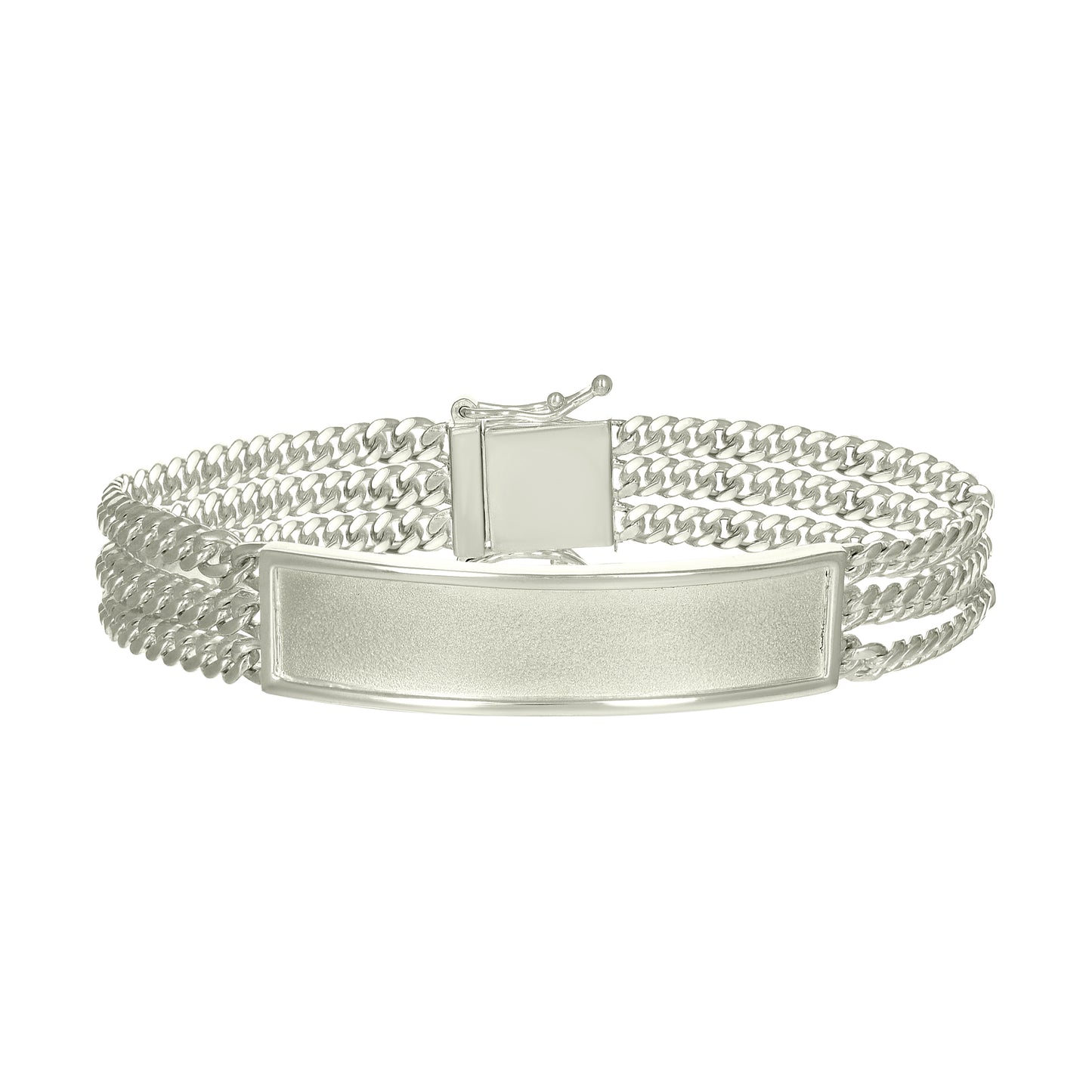925 Sterling Silver Id Bracelet 8"