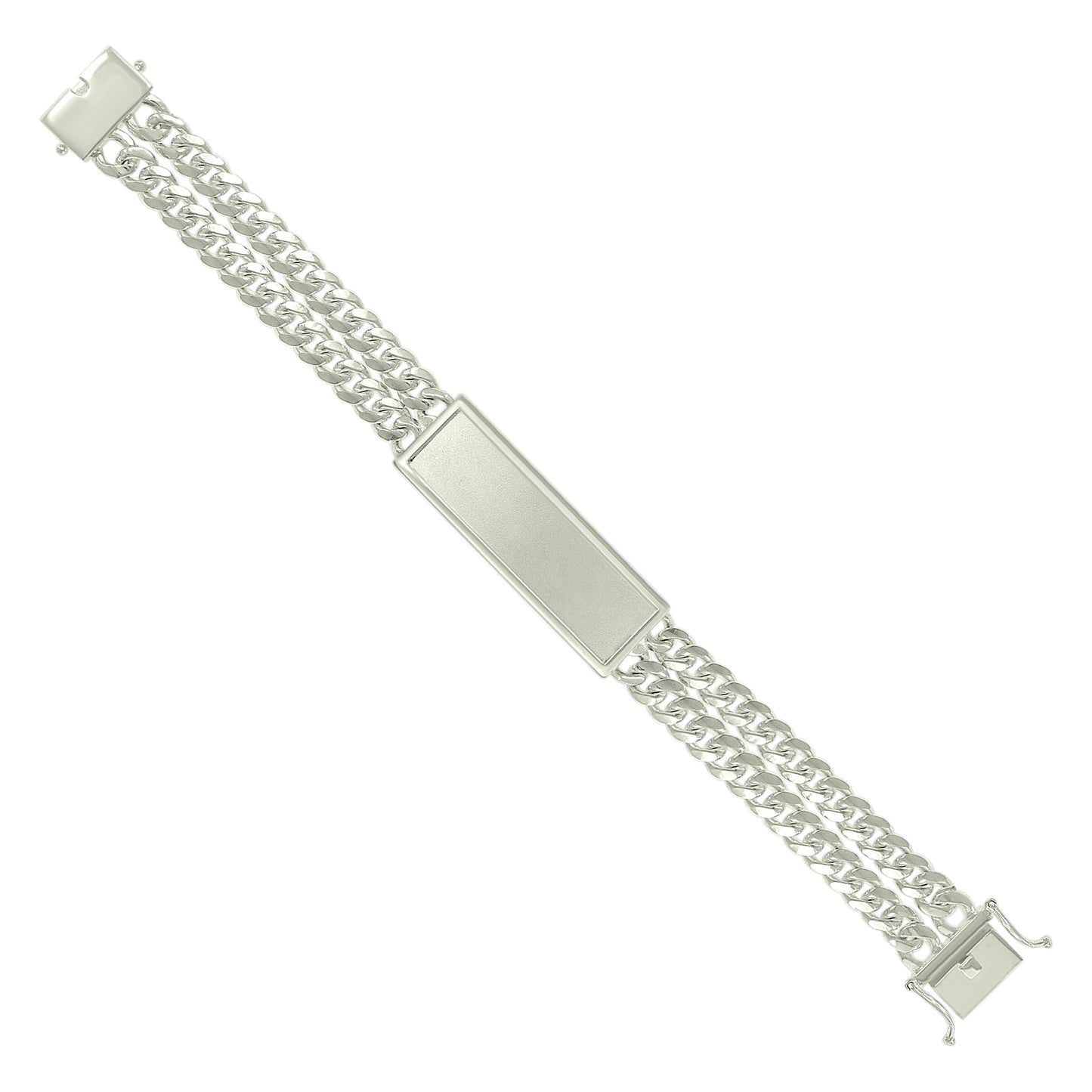 925 Sterling Silver Id Bracelet 8"