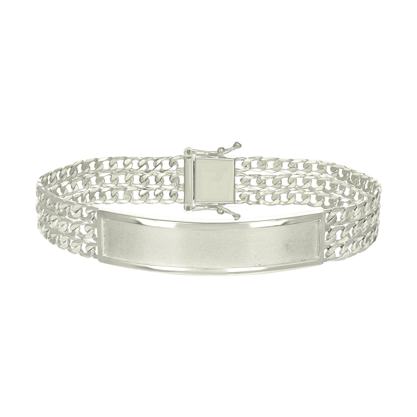 925 Sterling Silver Id Bracelet 8"