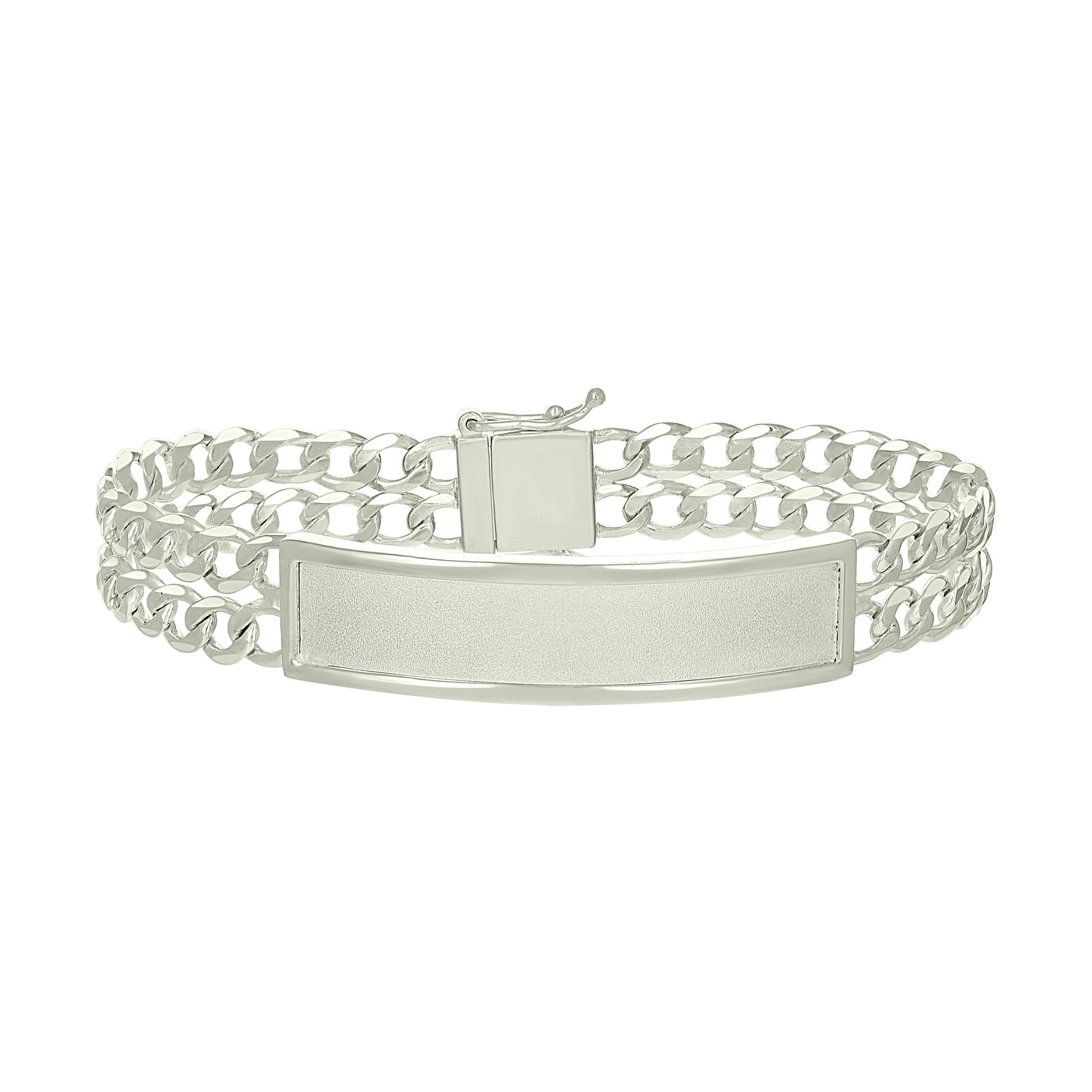 925 Sterling Silver Id Bracelet 8"