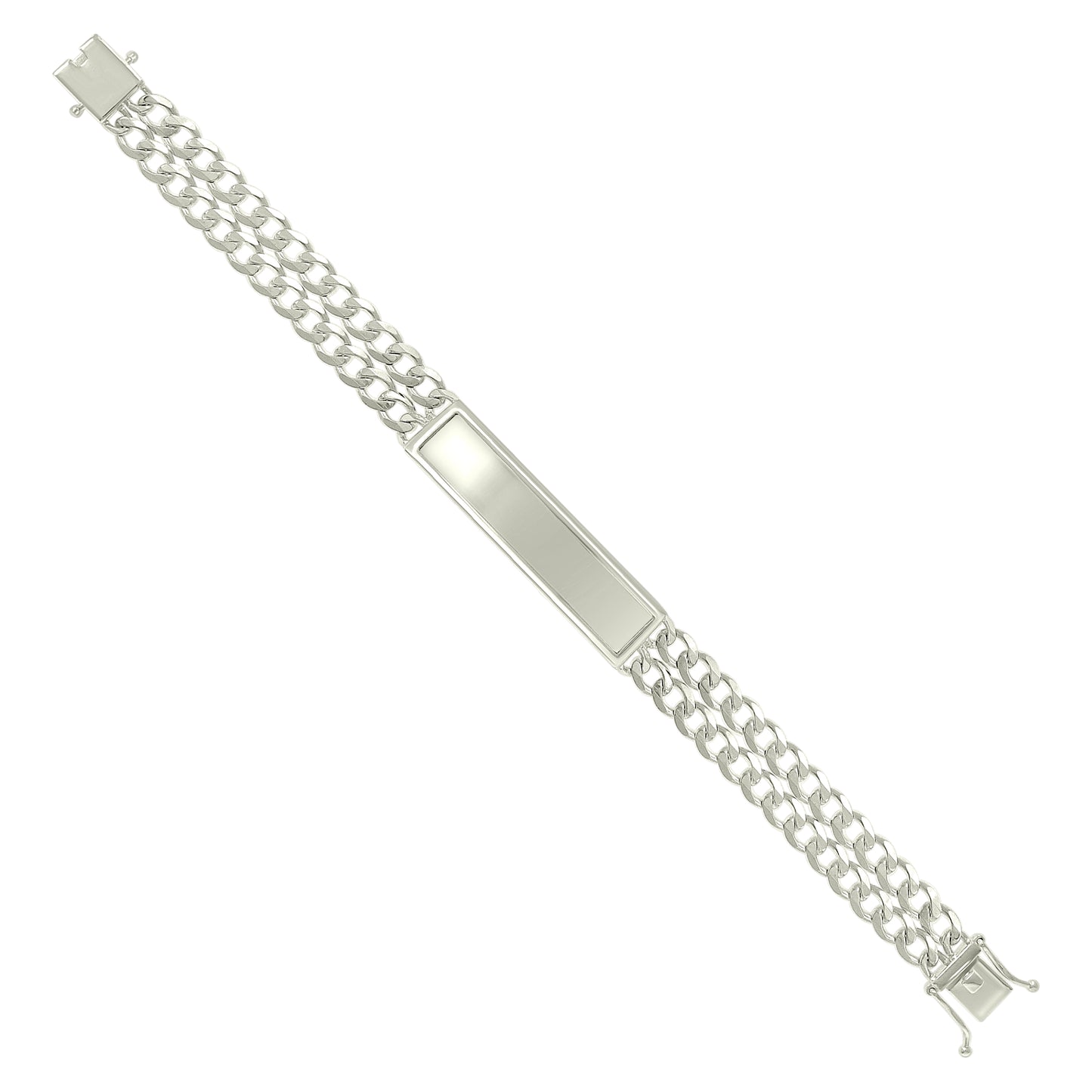 925 Sterling Silver Id Bracelet 8"