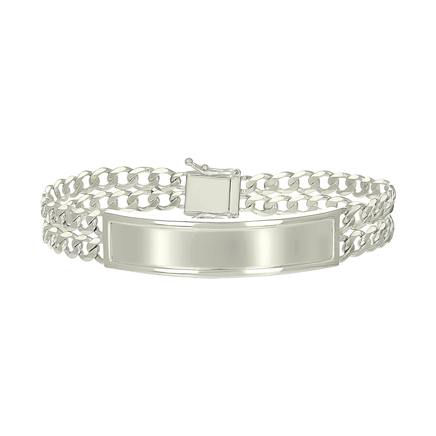 925 Sterling Silver Id Bracelet 8"