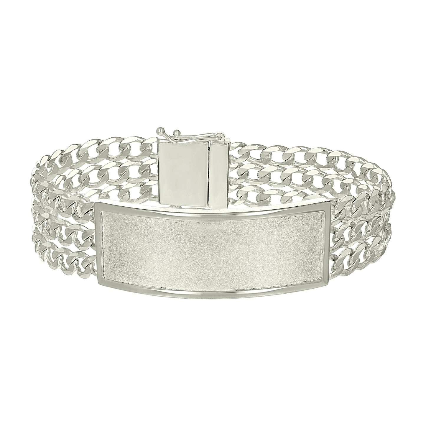 925 Sterling Silver Id Bracelet 8"