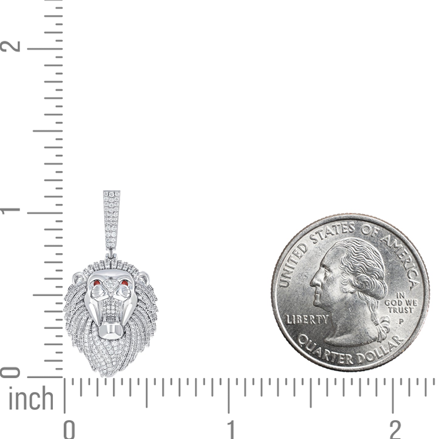 925 Sterling Silver Cz Pendant