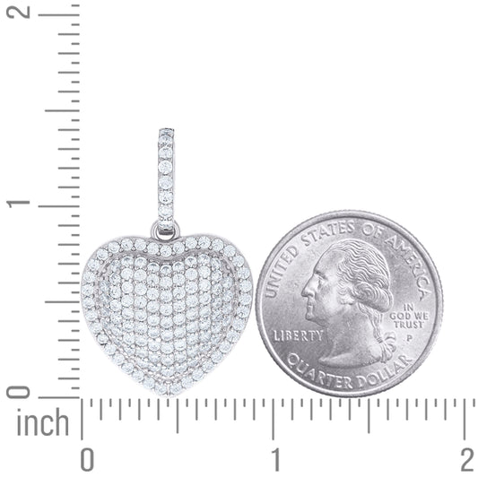 925 Sterling Silver Cz Pendant