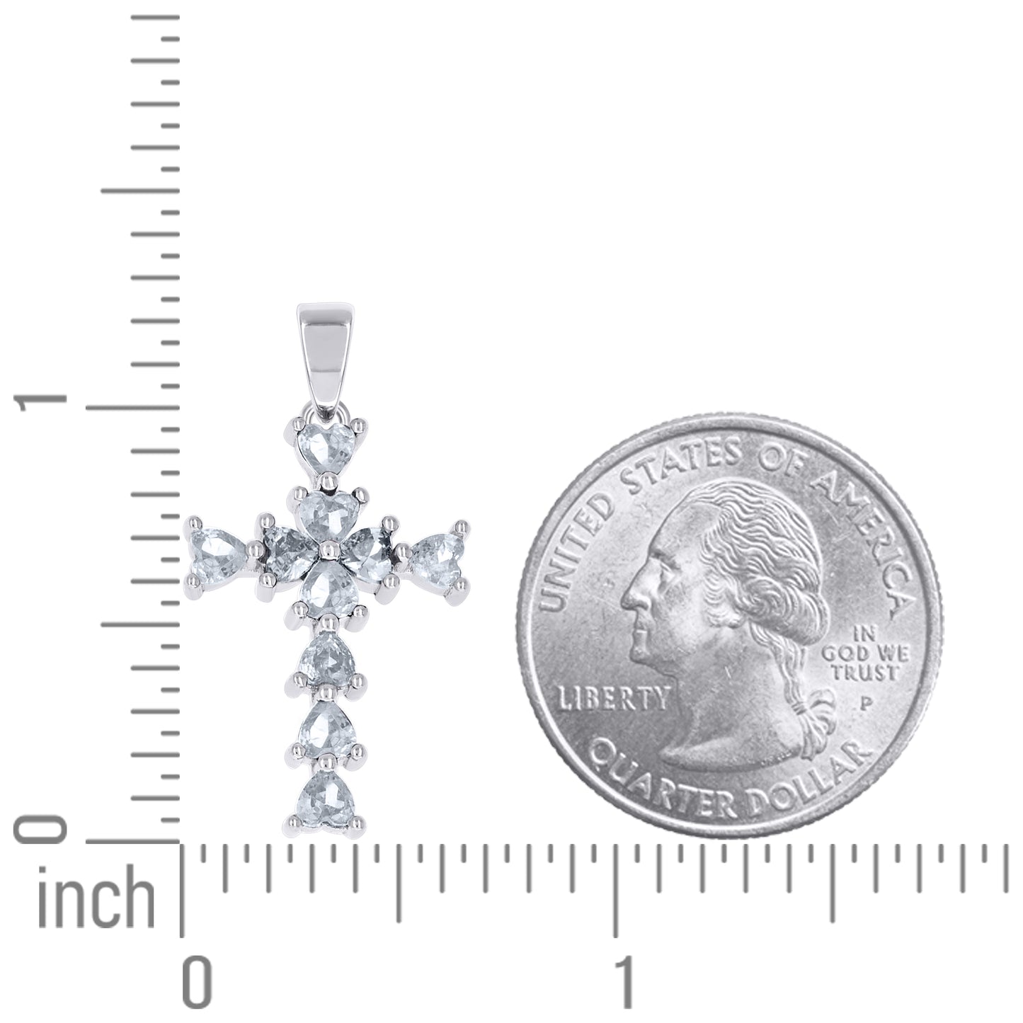 925 Sterling Silver Cz Pendant