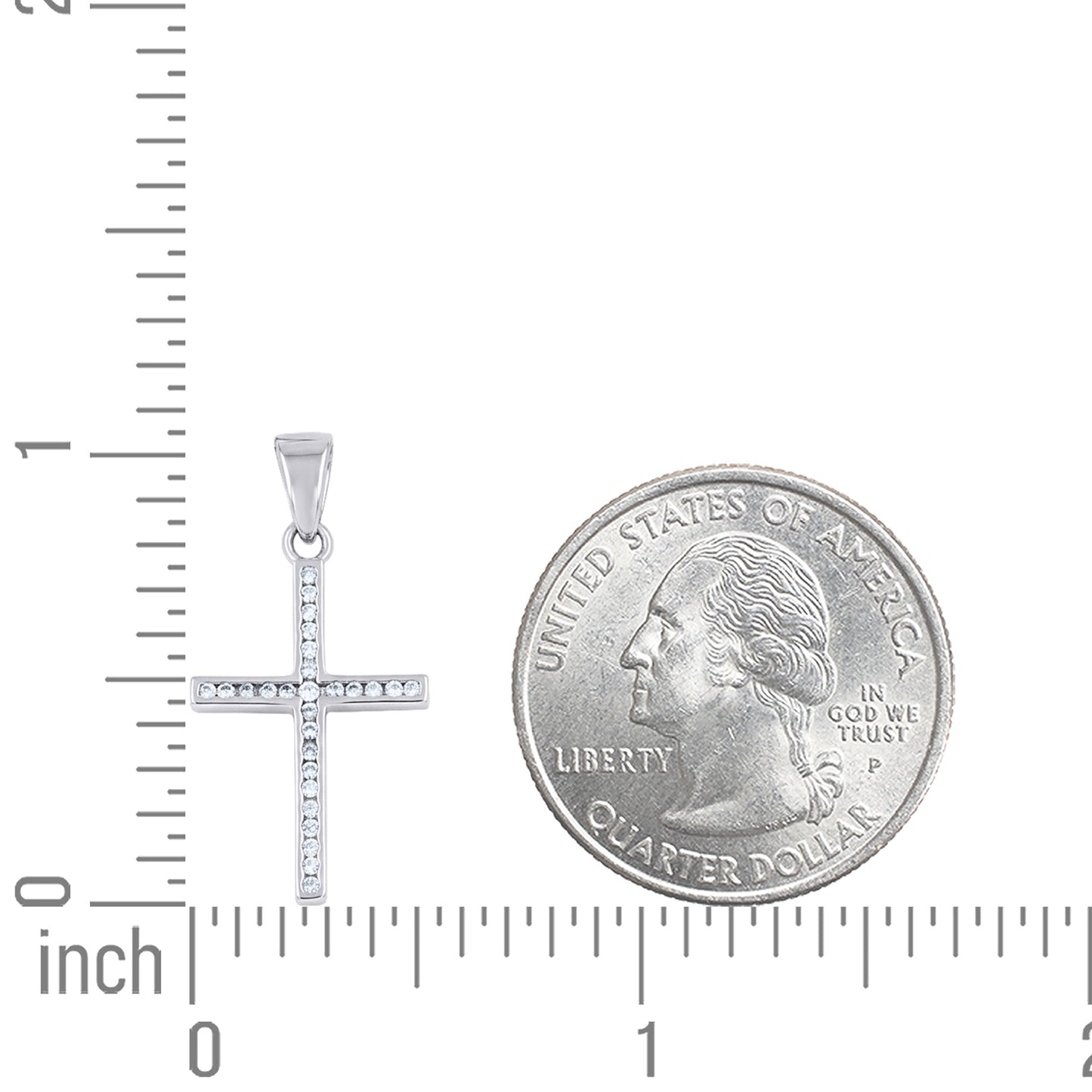 925 Sterling Silver Cz Pendant