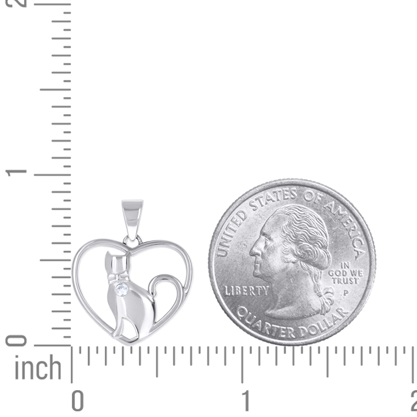 925 Sterling Silver Cz Pendant