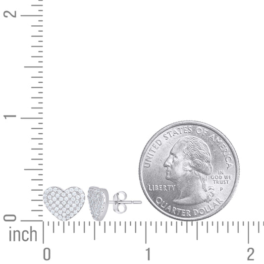 925 Sterling Silver Cz Earring