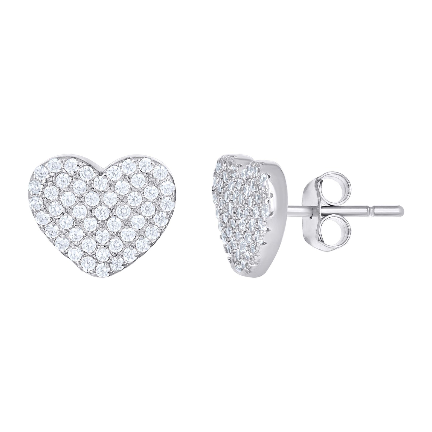 925 Sterling Silver Cz Earring