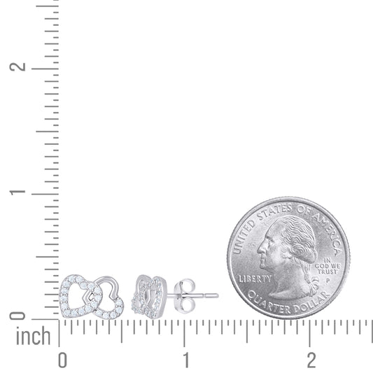 925 Sterling Silver Cz Earring