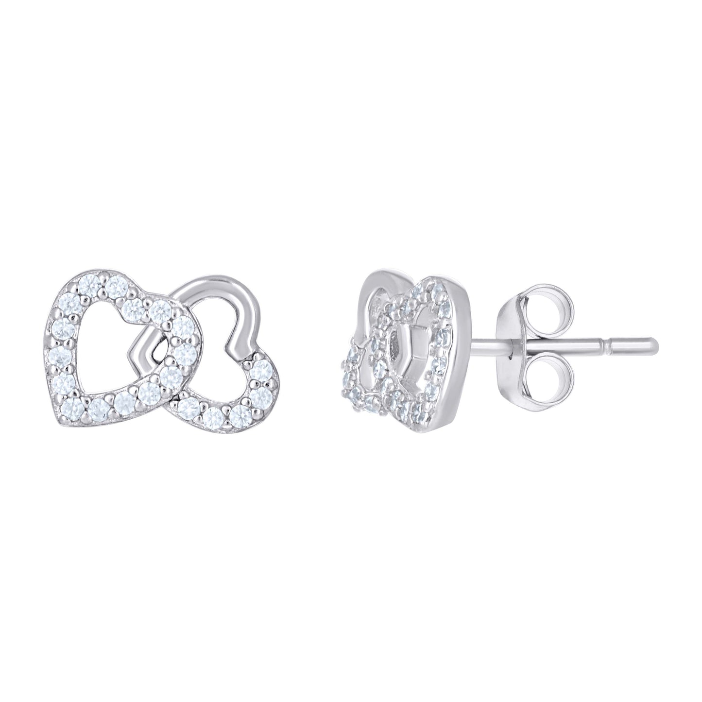 925 Sterling Silver Cz Earring