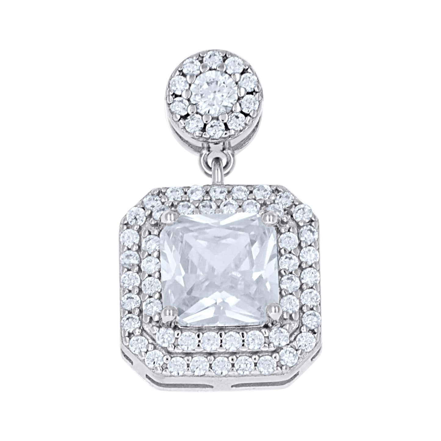 925 Sterling Silver Cz Pendant