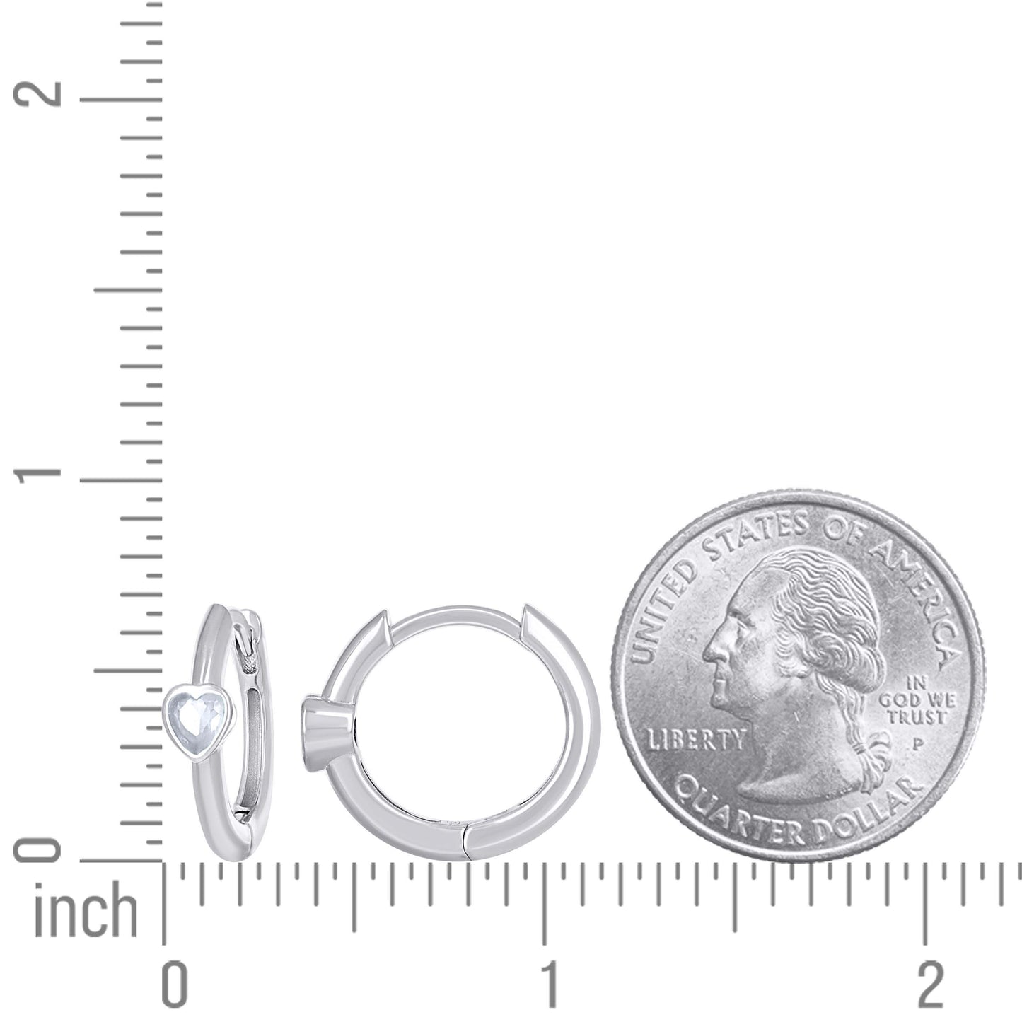 925 Sterling Silver Cz Earring