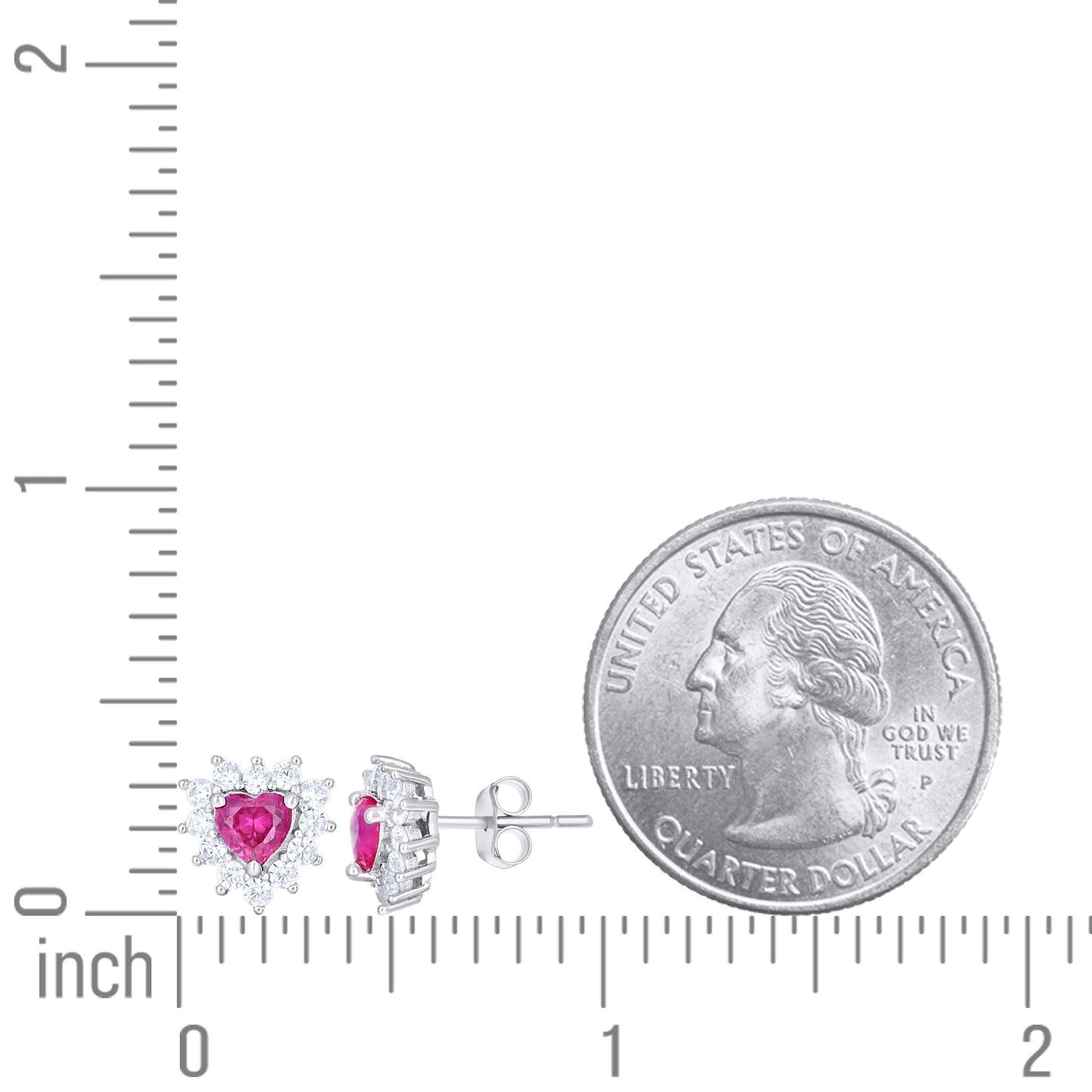 925 Sterling Silver Cz Earring