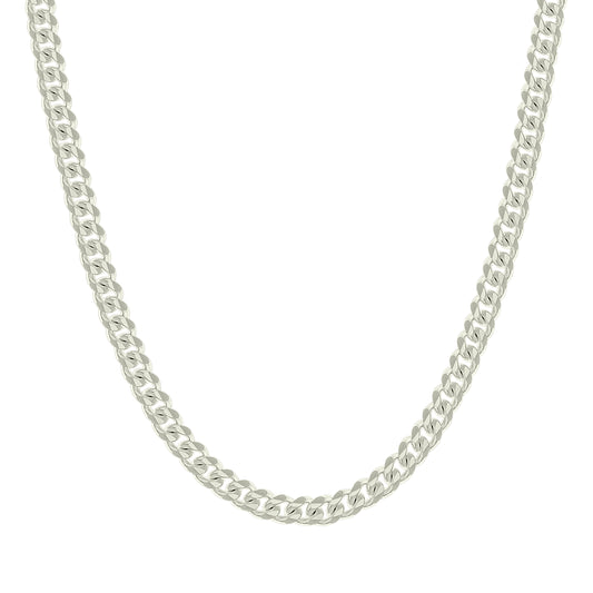 925 Silver Solid Miami Cuban Chain 3.5mm
