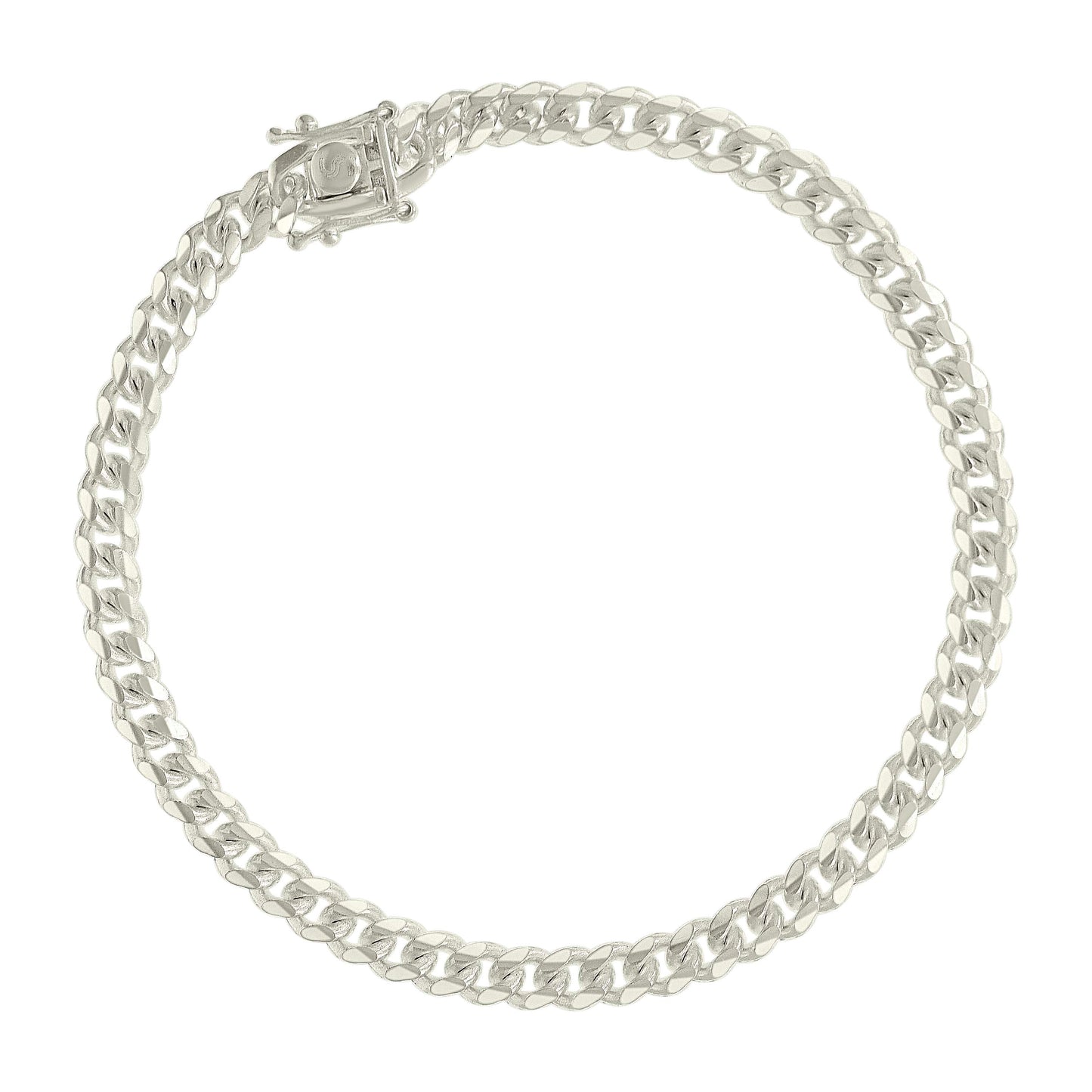 925 Silver Solid Miami Cuban Chain 5mm