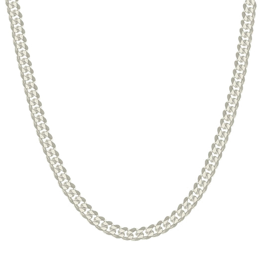 925 Silver Solid Miami Cuban Chain 6.3mm