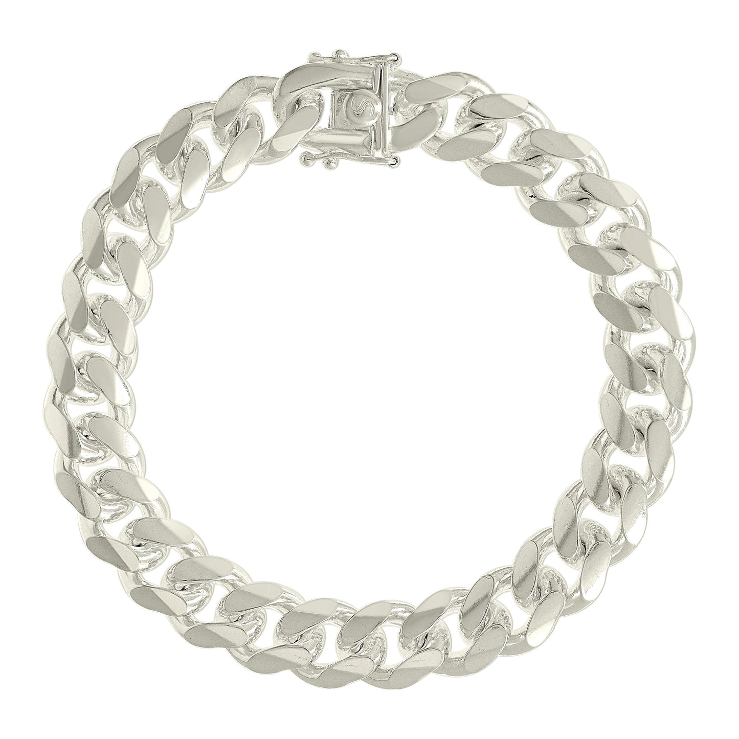925 Silver Solid Miami Cuban Chain 11.8mm