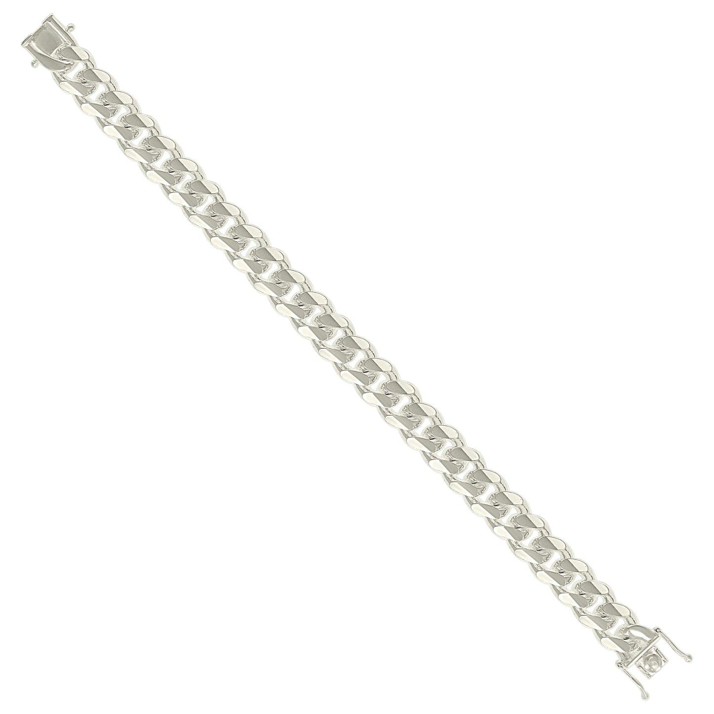 925 Silver Solid Miami Cuban Chain 11.8mm