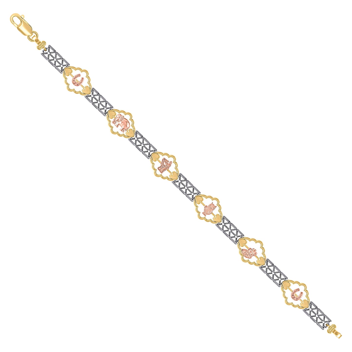 14Kt Gold Bracelet 7"