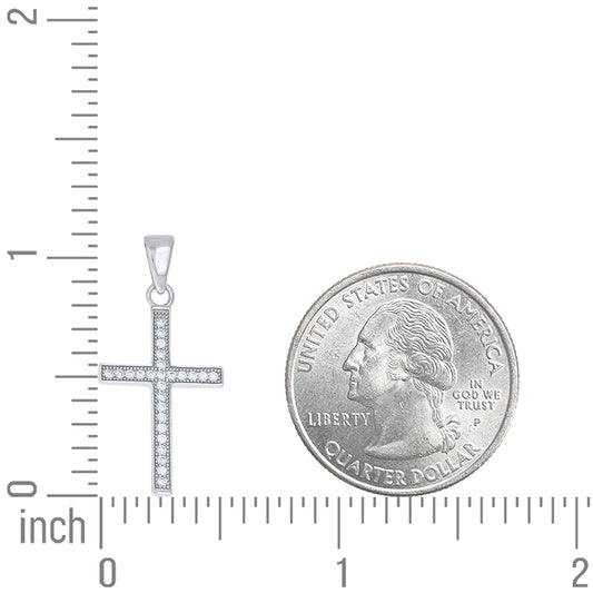 925 Sterling Silver Cz Pendant